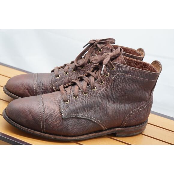 Allen Edmonds Mens Promontory Point Pebble Grain Boots Size 11.5D Dainite Sole - Picture 7 of 12